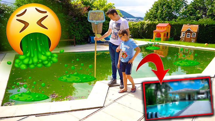 NE JAMAIS TROP ATTENDRE POUR NETTOYER LA PISCINE !!! 🤢
