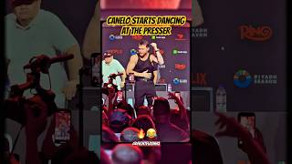 Canelo Dancing At The Presser