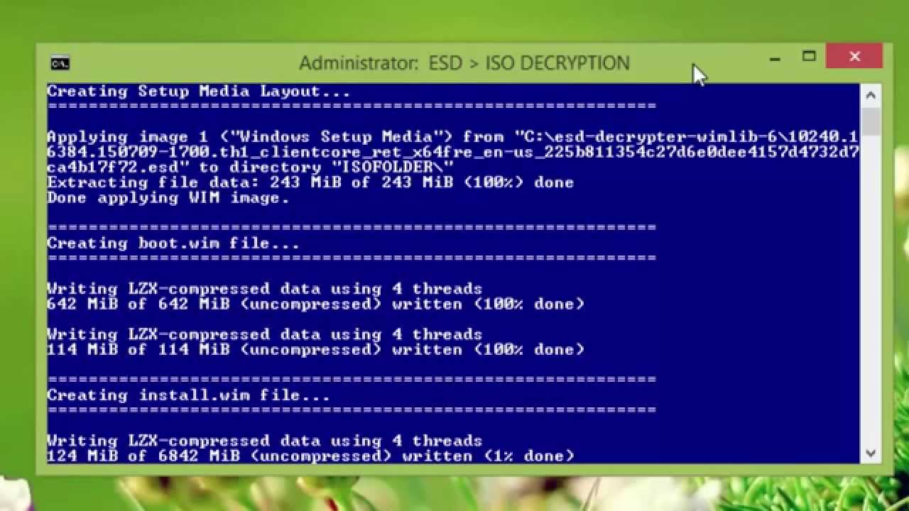 How To Convert Windows 10 .ESD File To .ISO or .WIM ...