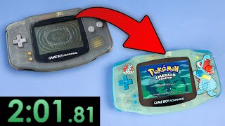 Modding a GBA in Under 8 Minutes! | IPS V5 Speedrun WR