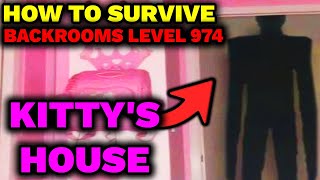 How To Survive KITTY'S HOUSE From The Backrooms 