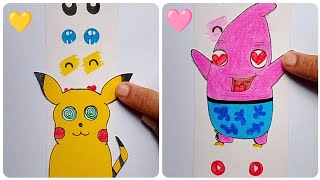 Funny Eyes Changing Cartoon Compilation | Can You Guess the Character? 😻