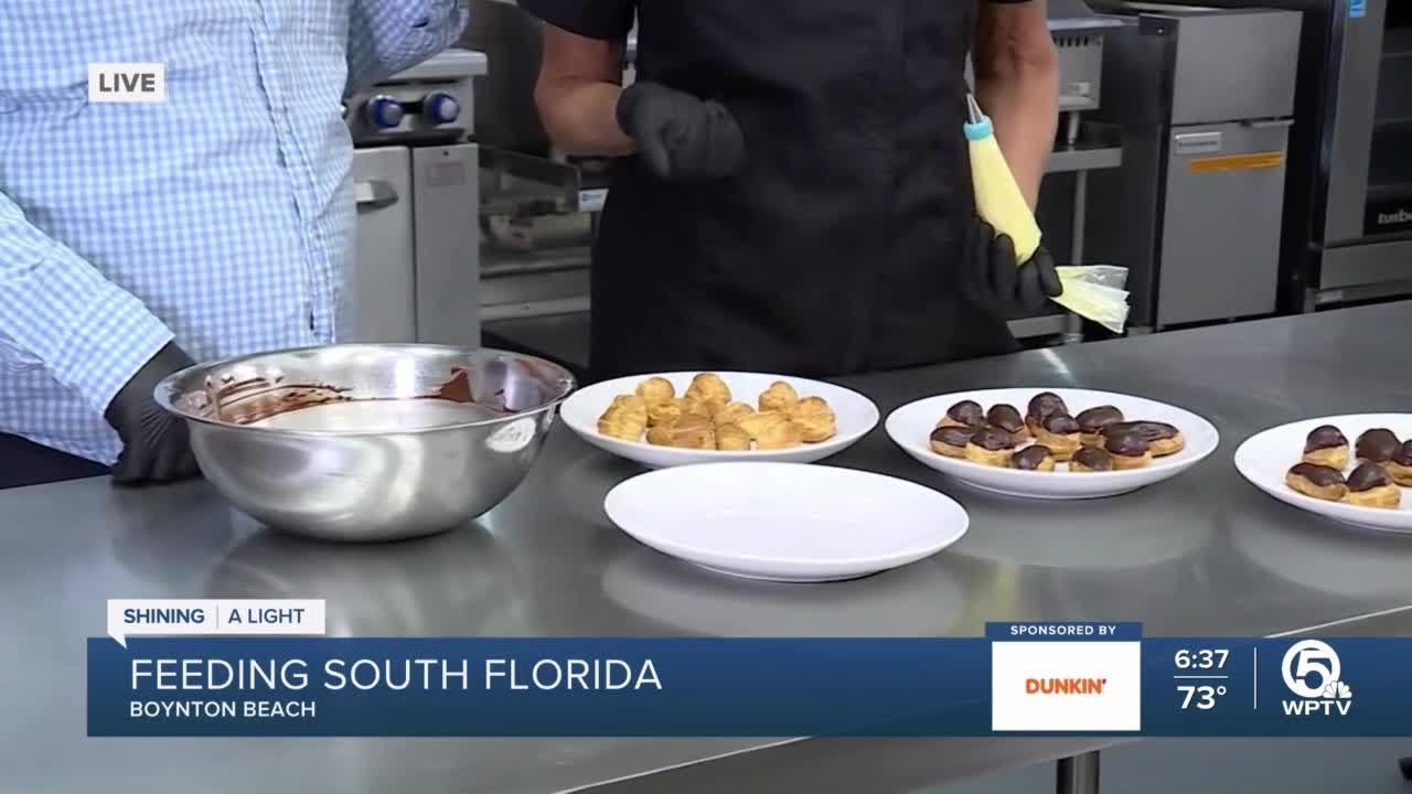 Feeding South Florida Éclair cooking class - YouTube