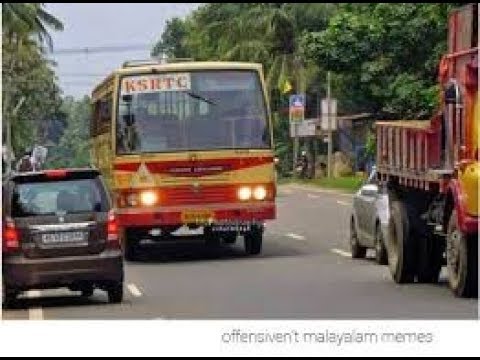 KSRTC Bus Crazy Driving Skills Part 2  Aadu Theme song Remix 2019 20 KSRTC   AANAVANDI