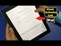 Unlock iPad and Remove iCloud Activation lock any iOS