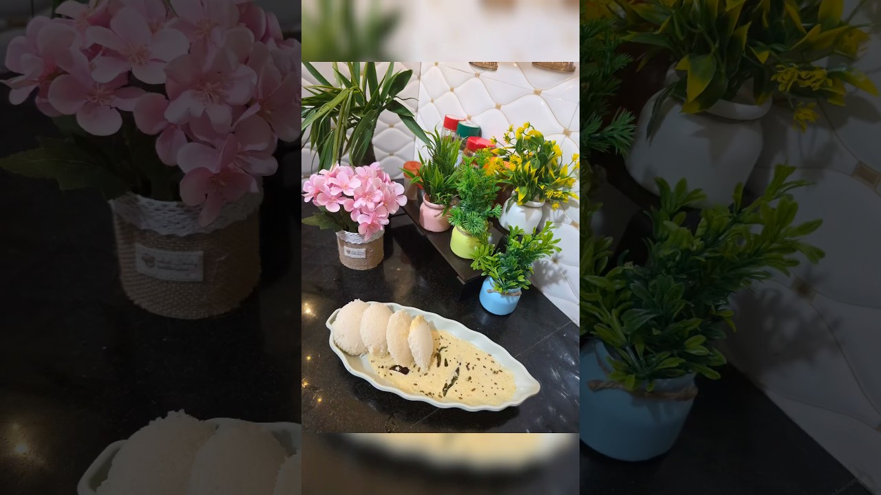 Homemade Idli & Chutney | Easy South Indian Breakfast | Comfort Breakfast Recipe 🍽️✨