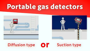 【Portable gas detectors】What are diffusion and suction types of portable gas detectors?【rikenkeiki】