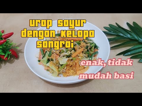 Resep Bumbu Urap Kelapa Sangrai