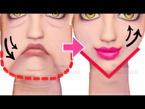 Face Lifting Exercises For JAWLINE, Double Chin, Sagging Jowls, Sagging Cheeks By Using Tongue