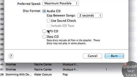 How to Burn CDs in iTunes