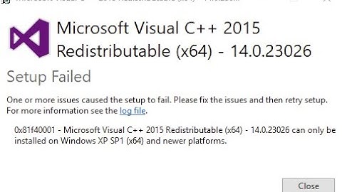 Fix Microsoft Visual C++ Error 0x81f40001 on Windows 11/10