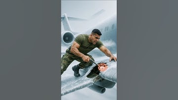 Indian Army saved Airplane from crash landing✈️ #ai #army