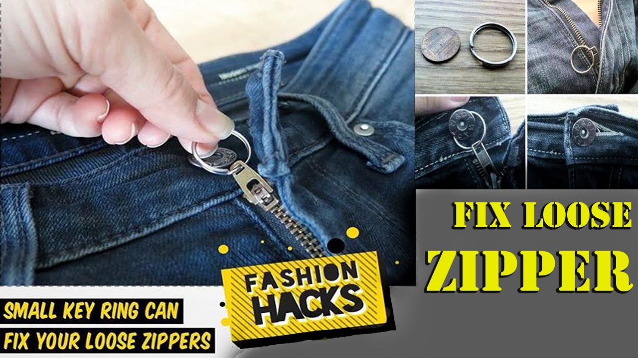 how to fix zipper, loose zip