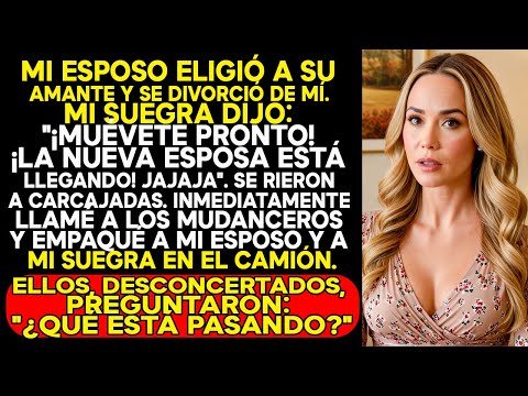 MI ESPOSO SE FUE CON SU AMANTE Y SE DIVORCIÓ. SUEGRA: '¡FUERA YA!' LLAMÉ A LA MUDANZA Y EMPAQUÉ TODO
