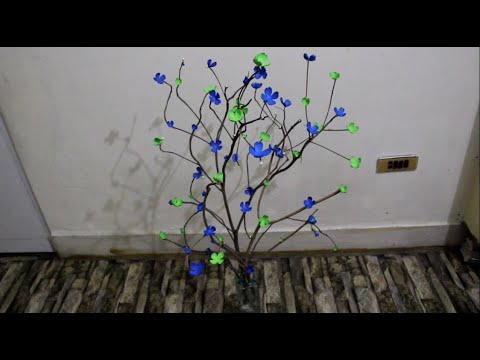 Drawing room artificial potted Plant decoration idea