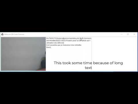 QR reader by webcam (B4J )