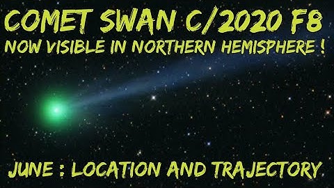 Comet SWAN (C/2020 F8) Update : Location and Trajectory in June 2020 | ObSci
