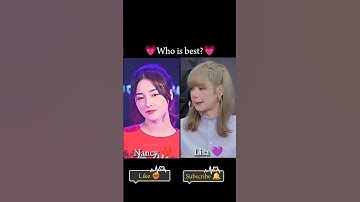 💗who is best?💗||Nancy ❤️vs Lisa 💜