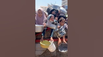 Palestinians in Gaza Beg for Food From Charity Kitchen