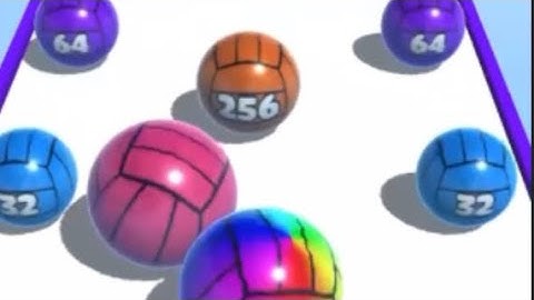 BALL MERGE 2048 - All Levels Gameplay IOS (Levels 62-63).