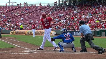 CHC@CIN: Bruce launches a two-run shot to right field