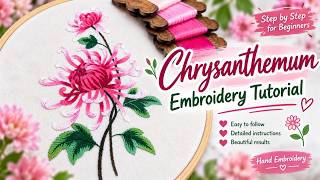 It's so Beautiful! Amazing Hand Embroidery Flower Design