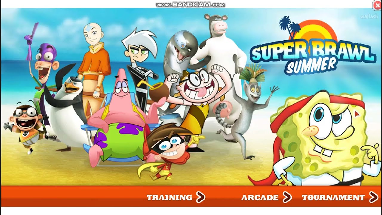 Super Brawl Summer With Spongebob