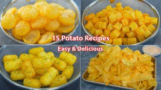 15 Amazing Potato Recipes! Collections! Cheap and Delicious Potato snacks, you can cook EVERYDAY!