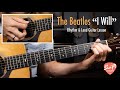 The Beatles "I Will" | Rhythm & Lead Guitar Lesson