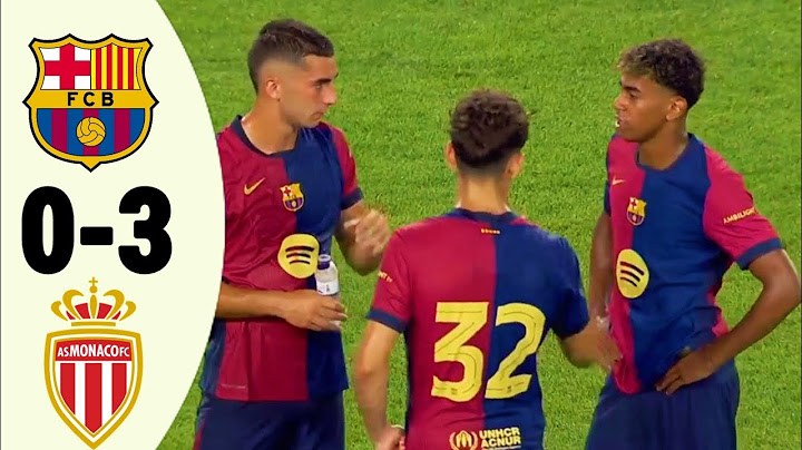 Barcelona vs Monaco 0-3 | Extended Highlight and Goals- 2024 HD