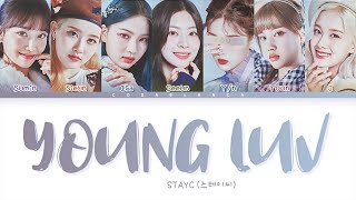 [STAYC 스테이씨] YOUNG LUV : 7 members (You as member) Color Coded Lyrics