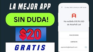 Attapoll✔️ Increíble Apps Para GANAR 20$ DÓLARES a PAYPAL