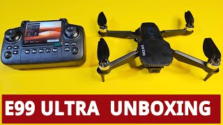 E99 Ultra Remote Display Drone Unboxing | 4K Camera Test, Features & First Flight Review screenshot 4