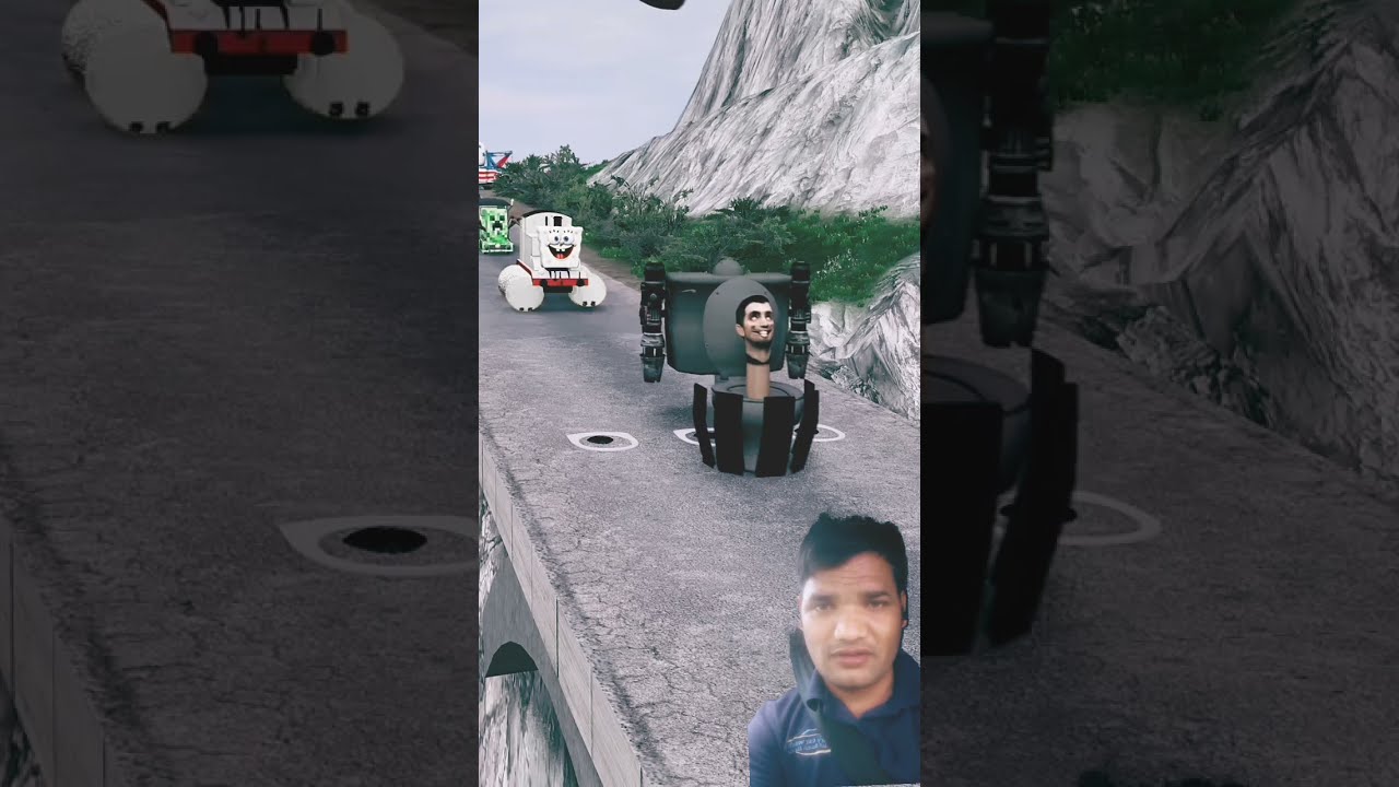 Ridiculous Cars Against Triple Skibid Shortvideo Trending Thatlittlepuff Beamngdrive Trendingshor