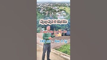 Gần ngã 3 chợ Hòa Lạc - 2 phút đến Đại học Quốc gia, FPT, Khu Công nghệ cao - Đất 100 m2 giá cực Rẻ