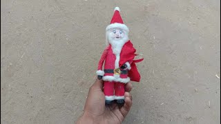 How to make a santa claus।। santa claus make for cristmas decoration।। merry christmas