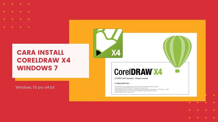 Tutorial How to Install and Activation CORELDRAW X4 Windows 7