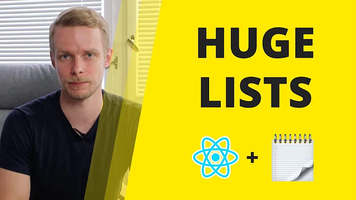 How to render HUGE lists in React?