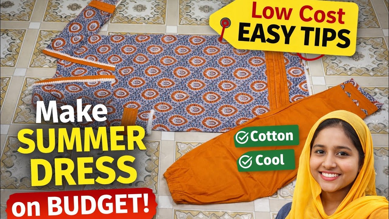 How to Make Summer Friendly Dress Under Budget | Cotton Dress
