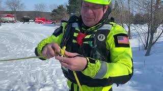 Rescue Methods FR1 Ice Rescue:  Tension Line Applications for soft ice screenshot 2