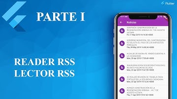 Reader RSS Flutter I--Lector RSS Flutter I