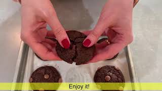 Nutella Stuffed Orange  Chocolate  Cookie   کوکی پرتقال و‌شکلات با مغزی نوتلا