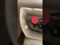 Cylinder style flusher. New Kohler toilet installed in Tucson