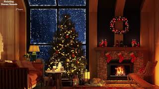 3 Hours of The Best Classic Christmas Songs with fireplace and beautiful background