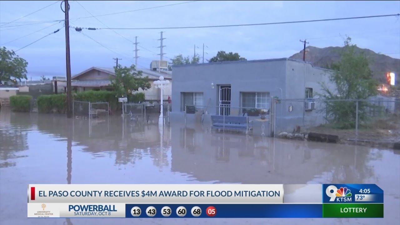 El Paso County receives $4M award for flood mitigation - YouTube