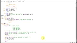 ATM Program in Python using class and object