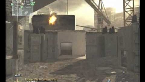 MW2 Highrise team deathmatch Ump45 rushing tactics !