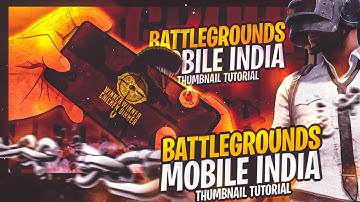 [Tutorial] Make This BGMI Themed Thumbnail On Android || Battlegrounds Mobile India Thumbnail Making