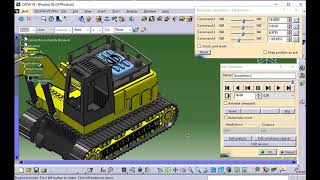 Catia Tutorial   DMU Kinematics   Simulation   Excavators