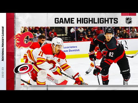 Flames @ hurricanes 11/26 | nhl highlights 2022